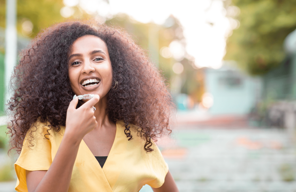 Invisalign lady