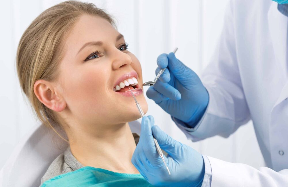 Pulp,Disease,Treatment.,Root,Canal,Therapy.,Young,Woman,In,Dentist